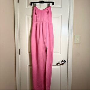 Superdown Addison Sleeveless Maxi Dress in Blush Size S
